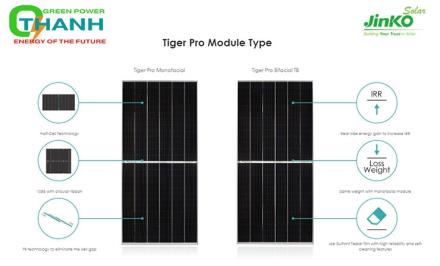 Pin mặt trời JinkoSolar Tiger Pro TR 520W-2